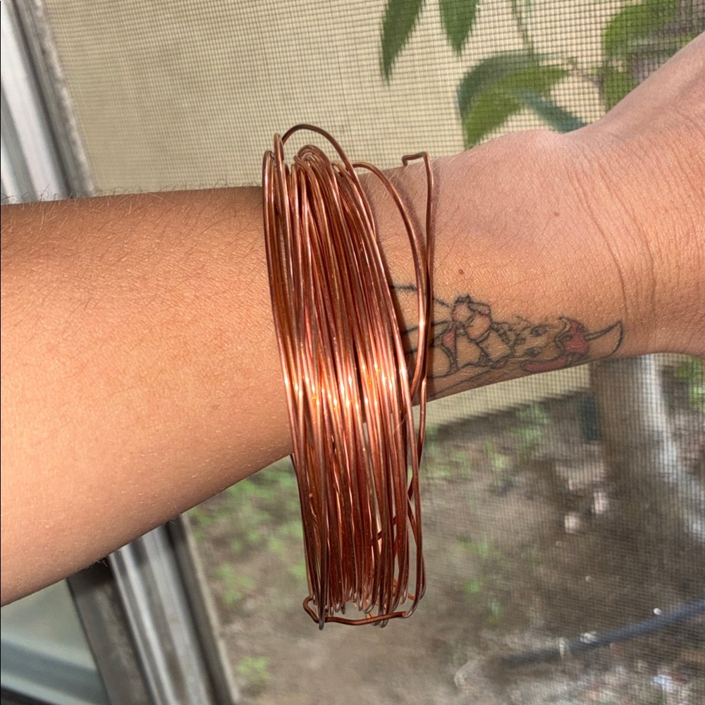Copper Wire Coil - Shiny Decorative Craft Wire